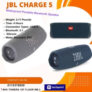 Jbl Charge 5 Waterproof Portable Bluetooth Speaker